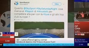Calcio Napoli 2018-19: l’ex calciatore Aquilani (Sky Sport)