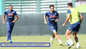 Calcio Napoli: allenamento 29 settembre 2021,