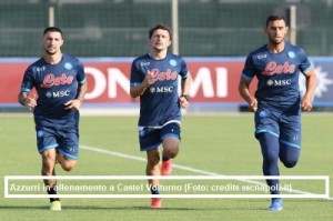 Calcio Napoli: allenamento 7 ottobre 2021