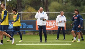 Calcio Napoli: allenamento 18 novembre 2021