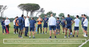 Calcio Napoli: allenamento 2 dicembre 2021