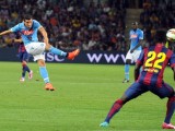 NAPOLI BARCELLONA 1-0 CRONACA AZIONI SALIENTI Amichevole 6 agosto 2014