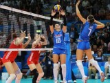 ITALIA USA 3-0 MONDIALI VOLLEY FEMMINILE 2014. Nell’altro match dell’8 ottobre Brasile-Cina 3-0