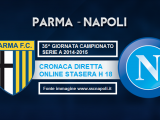 PARMA NAPOLI 2-2 Cronaca Azioni 10 maggio 2015 LIVE Serie A, 1° posticipo 35^ giornata / Pari al Tardini tra crociati e partenopei