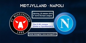 MIDTJYLLAND NAPOLI Cronaca Tempo Reale LIVE 22 ottobre 2015