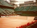 Aggiornamento risultati quarti di finale tabellone principale torneo di singolare femminile Roland Garros French Open 2018. (Foto campo centrale Philippe Chatrier: archivio tennis Grand Slam Luigi Gallucci)