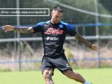 Matteo Politanoin allenamento a Castel Volturno (Foto: credits official web site www.sscnapoli.it)