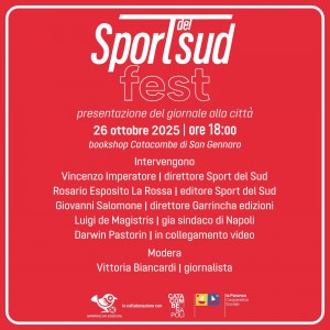 Nuovo giornale "Sport del Sud", presentazione 26 ottobre 2025 