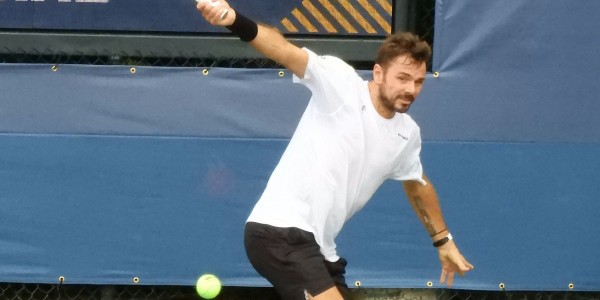 Lo svizzero Stan Wawrinka, perdendo al 1° turno contro l'italiano Matteo Berrettini, lo scorso 30 agosto ha disputato a Flushing Meadows il suo ultimo incontro di singolare maschile Slam della carriera. Al suo attivo, 3 successi nei major: Australian Open 2014, Roland Garros 2015 e Us Open 2016. (Foto: il rovescio classico a una mano di Stan Wawrinka, "immortalato" in uno scatto dell'inviato Luca Baldissera").